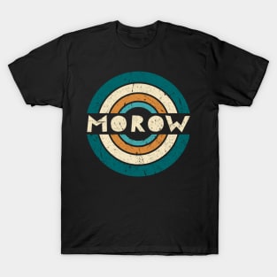 Retro Styles Morow Name Birthday 70s 80s 90s Circle T-Shirt